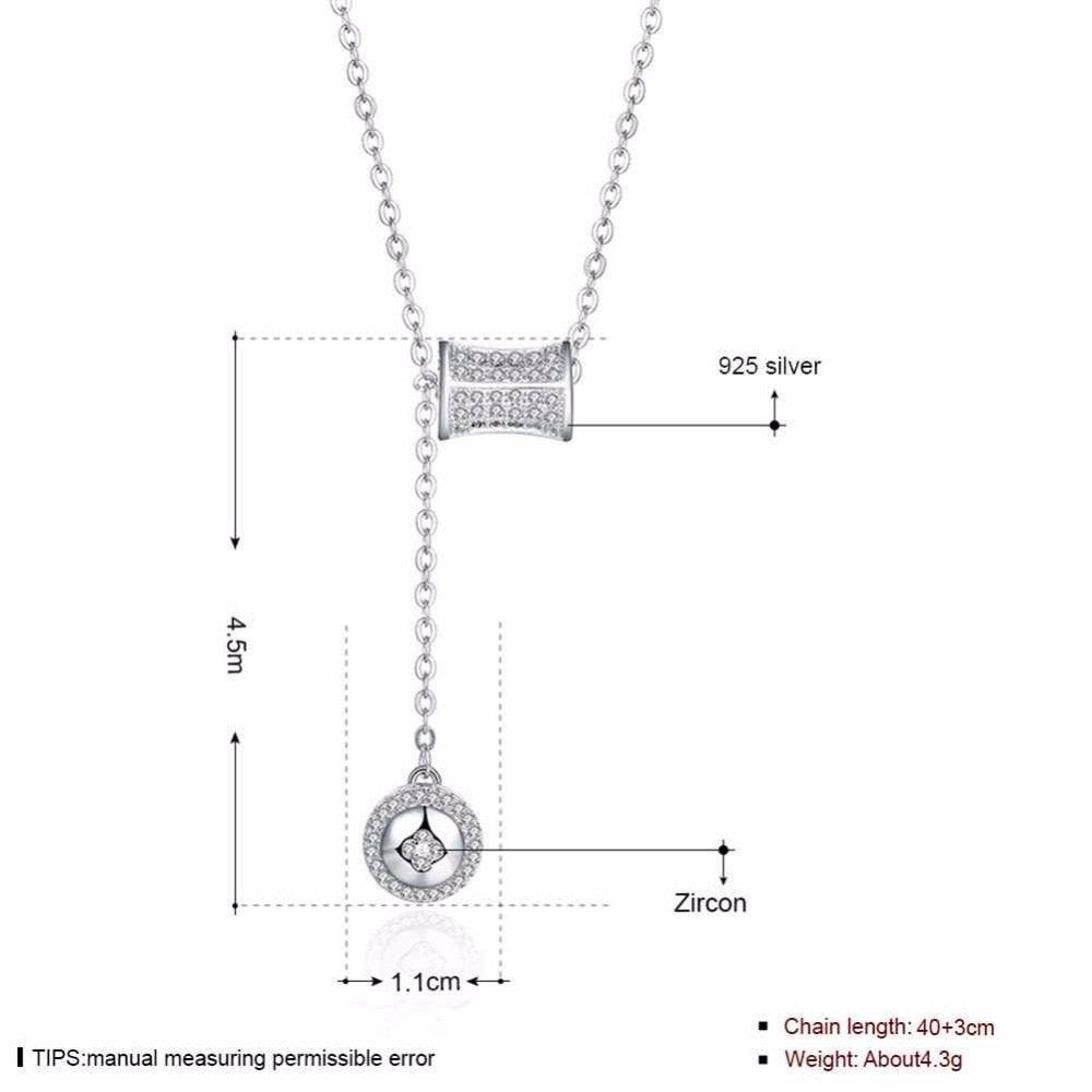 Sterling Silver Necklace for Women - Fashion Necklace for Women - Accessories for Women - Wedding Jewelry for Girls - Personalized Jewel