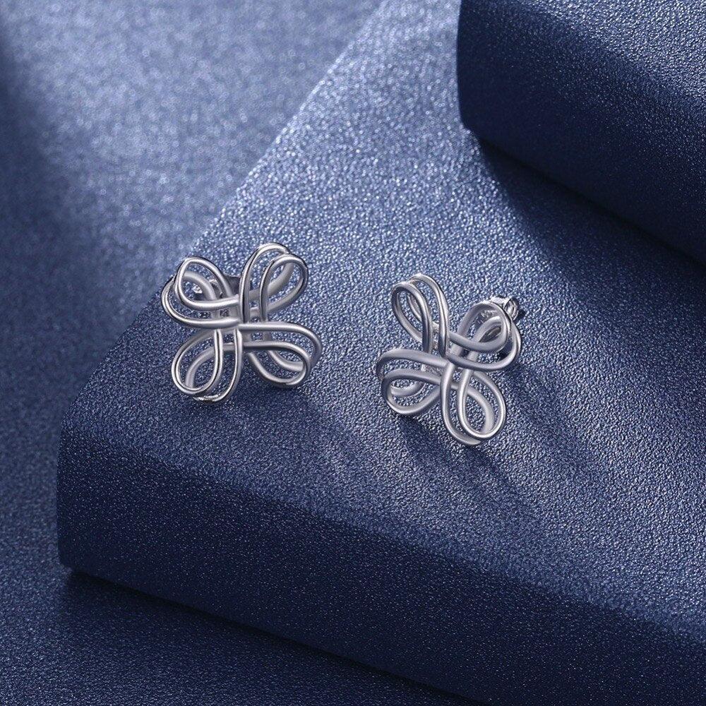 Sterling Silver Stud Earrings- Silver Earrings for Women- Party Gifts for Women- Formal Earrings for Women- Everyday Wear - Personalized Jewel