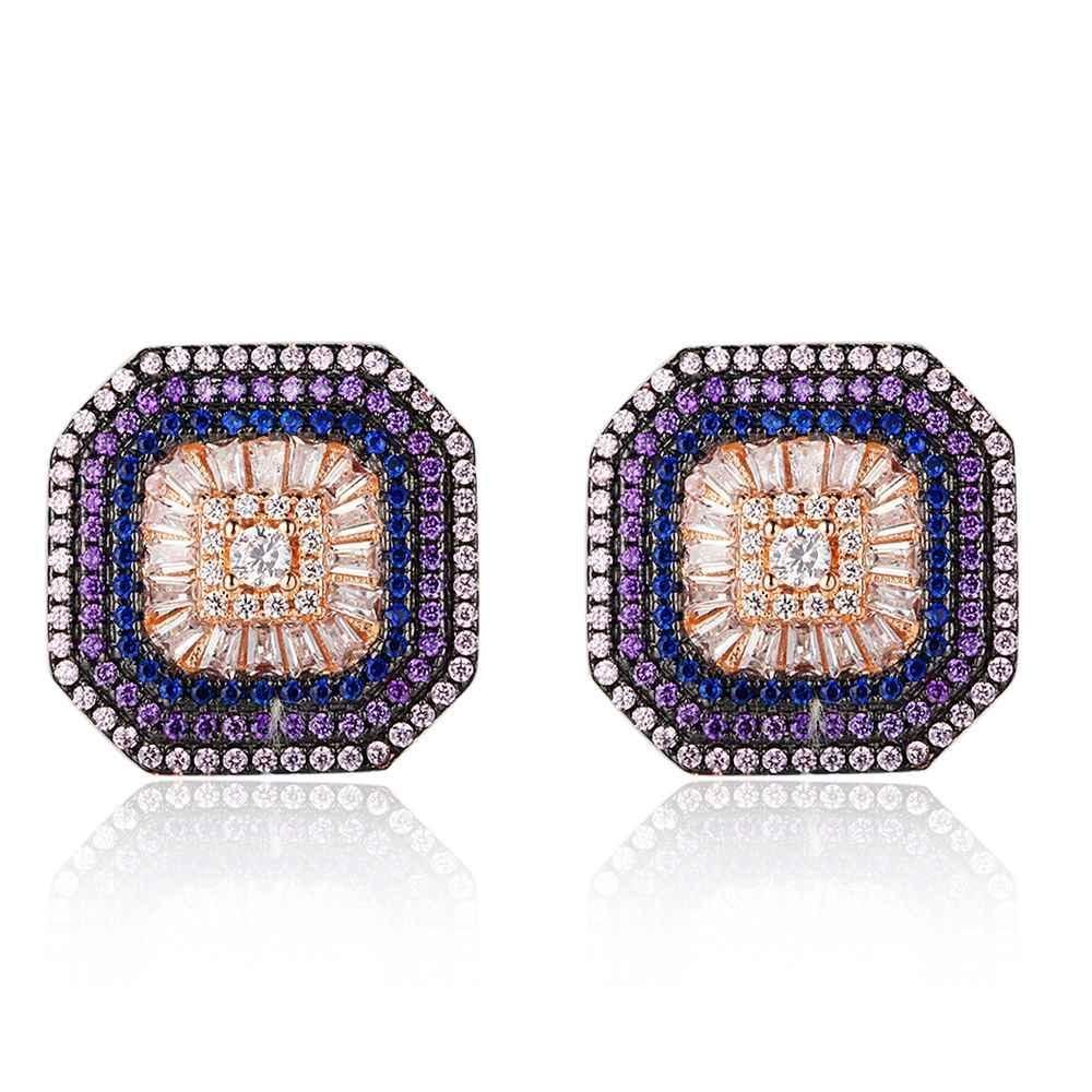 Trendy 925 Sterling Silver Stud Earrings Perfect Stud Gift For Girls Of All Ages - Personalized Jewel