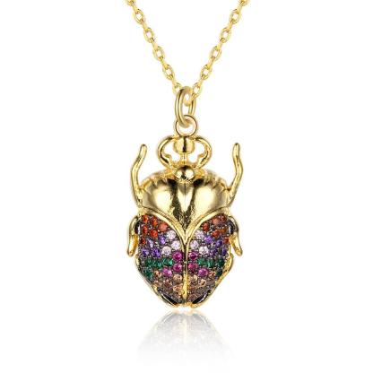 Trendy Colorful Insect Animal Necklace - Animal Pendants & Necklace Jewelry - Colorful Jewelry for Women - Insect Jewelry for Women - Accessories for Women - Personalized Jewel