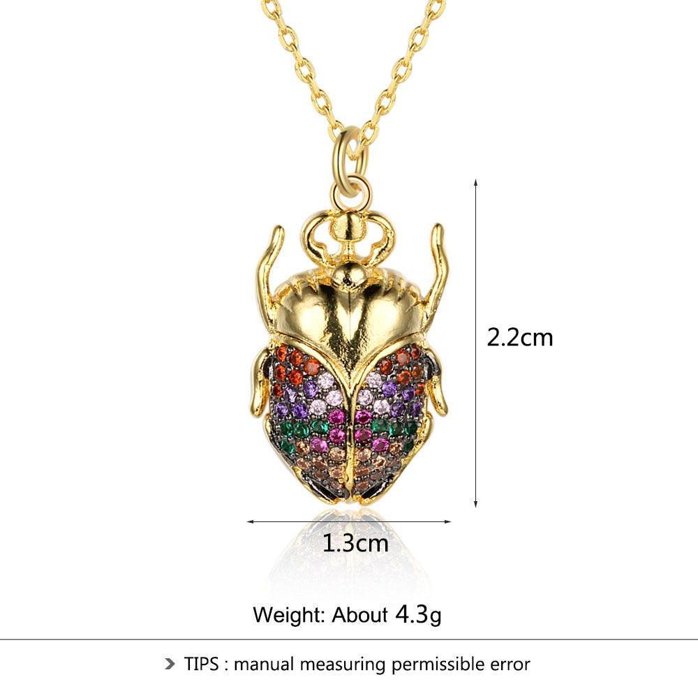 Trendy Colorful Insect Animal Necklace - Animal Pendants & Necklace Jewelry - Colorful Jewelry for Women - Insect Jewelry for Women - Accessories for Women - Personalized Jewel