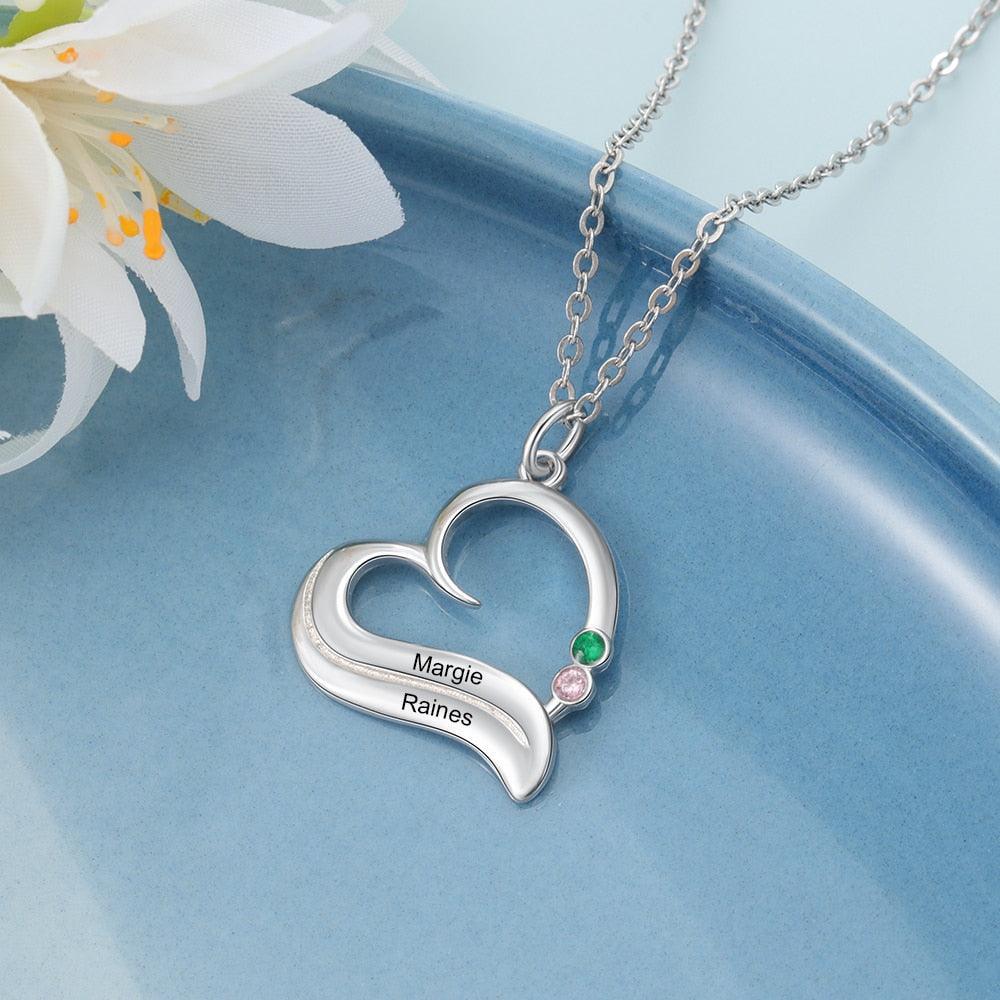 Unique Jewellery for Woman, Birthstone Engraved Jewellery - Personalized Jewel