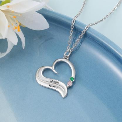 Unique Jewellery for Woman, Birthstone Engraved Jewellery - Personalized Jewel
