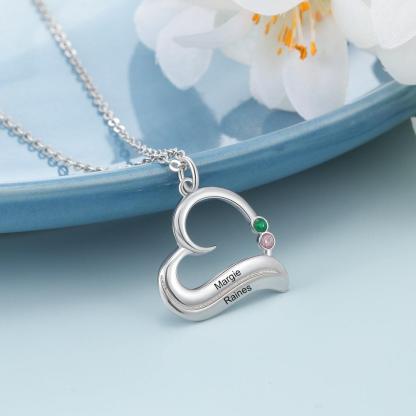 Unique Jewellery for Woman, Birthstone Engraved Jewellery - Personalized Jewel