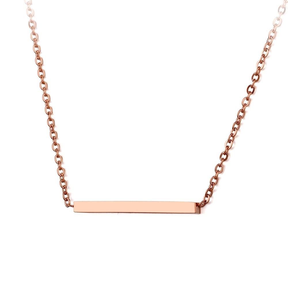 Unique Personalized Stainless Steel Necklace with Customized Name Pendant, Trendy Jewelry Birthday Gift for Women - Personalized Jewel