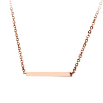 Unique Personalized Stainless Steel Necklace with Customized Name Pendant, Trendy Jewelry Birthday Gift for Women - Personalized Jewel
