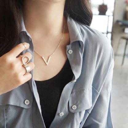 Unisex 925 Sterling Silver Infinity Necklace With Trendy Pendant - Personalized Jewel