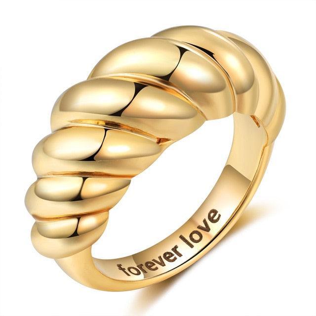 Unisex Personalized Cute Twisted Ring Women Fashion Jewelry Collection - Personalized Jewel