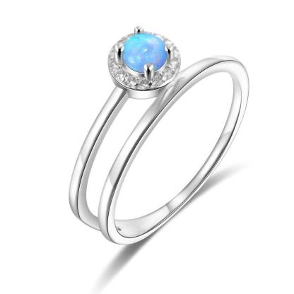 Unisex Personalized Double Top Rings Suitable for Friends & Family - Personalized Jewel
