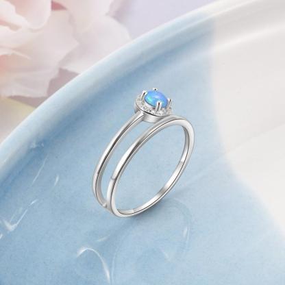 Unisex Personalized Double Top Rings Suitable for Friends & Family - Personalized Jewel