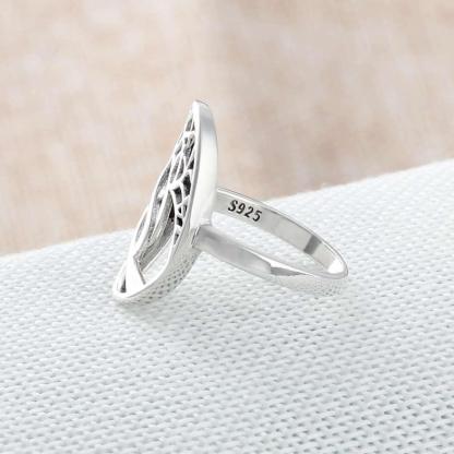 Wavy Shaped Ladies Ring- Sterling Silver Women Ring- Gifts for Girls- Fashion Accessories for Ladies- Wedding Rings for Girls - Personalized Jewel