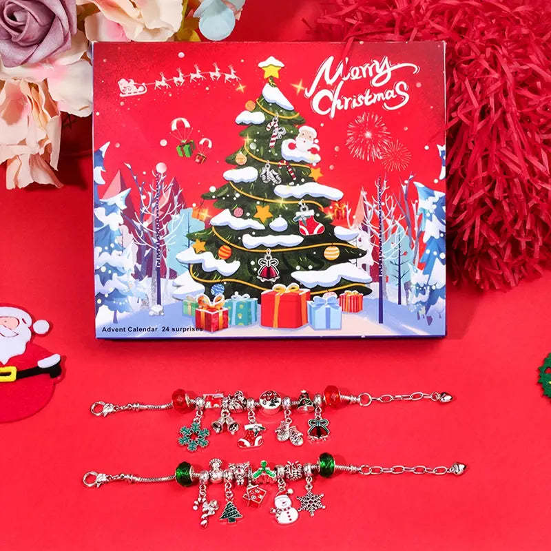Christmas Charm Bracelet Advent Calendar Kit-Personalized Jewels