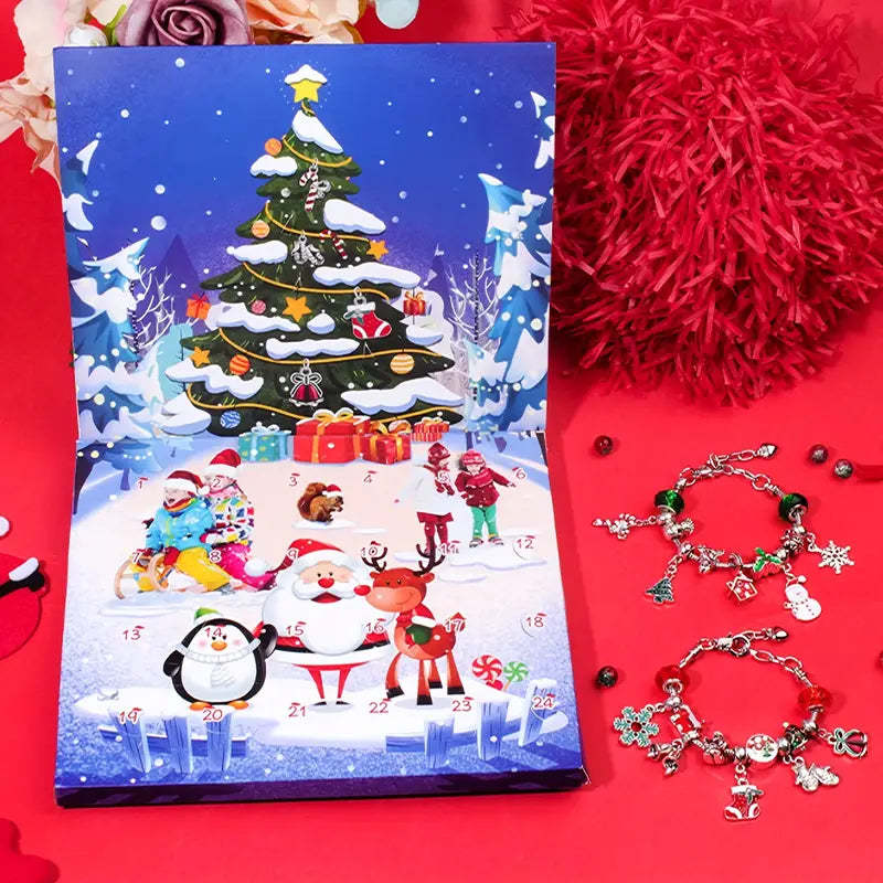Christmas Charm Bracelet Advent Calendar Kit-Personalized Jewels
