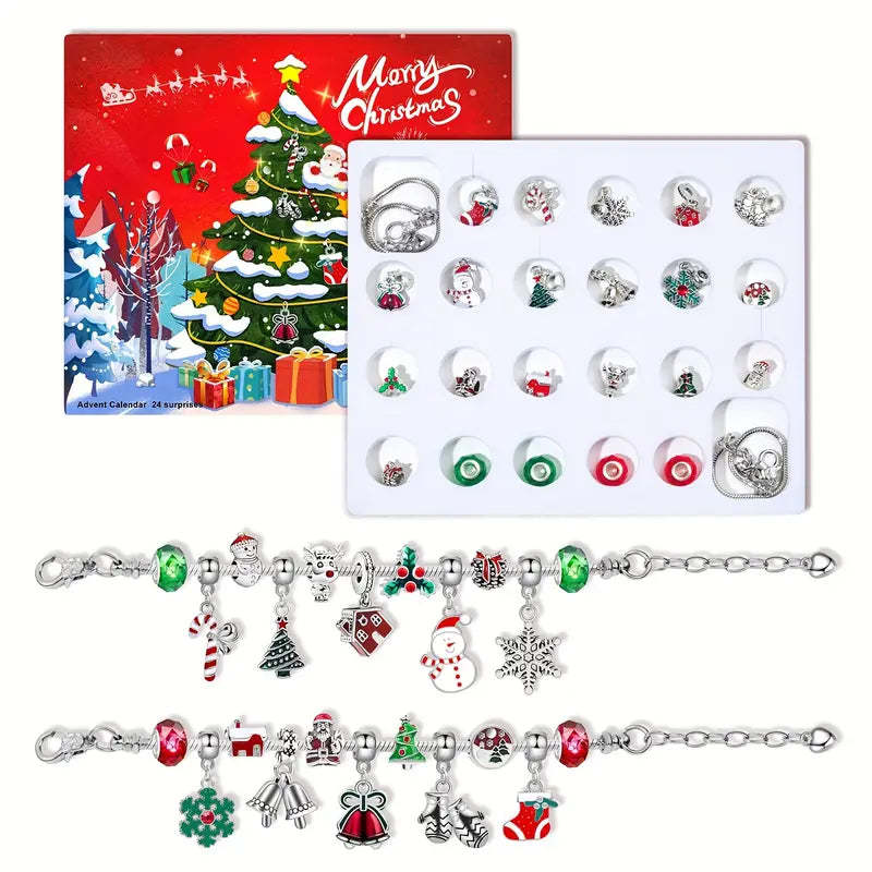 Christmas Charm Bracelet Advent Calendar Kit-Personalized Jewels