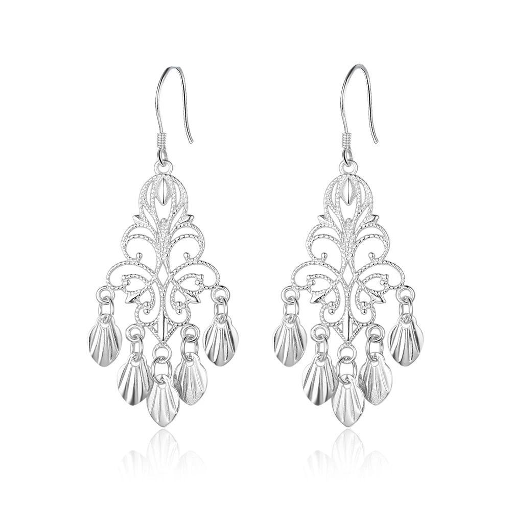 Women’s 925 Sterling Silver Chandelier Drop Earrings, Party Jewelry Gift for Her - Personalized Jewel