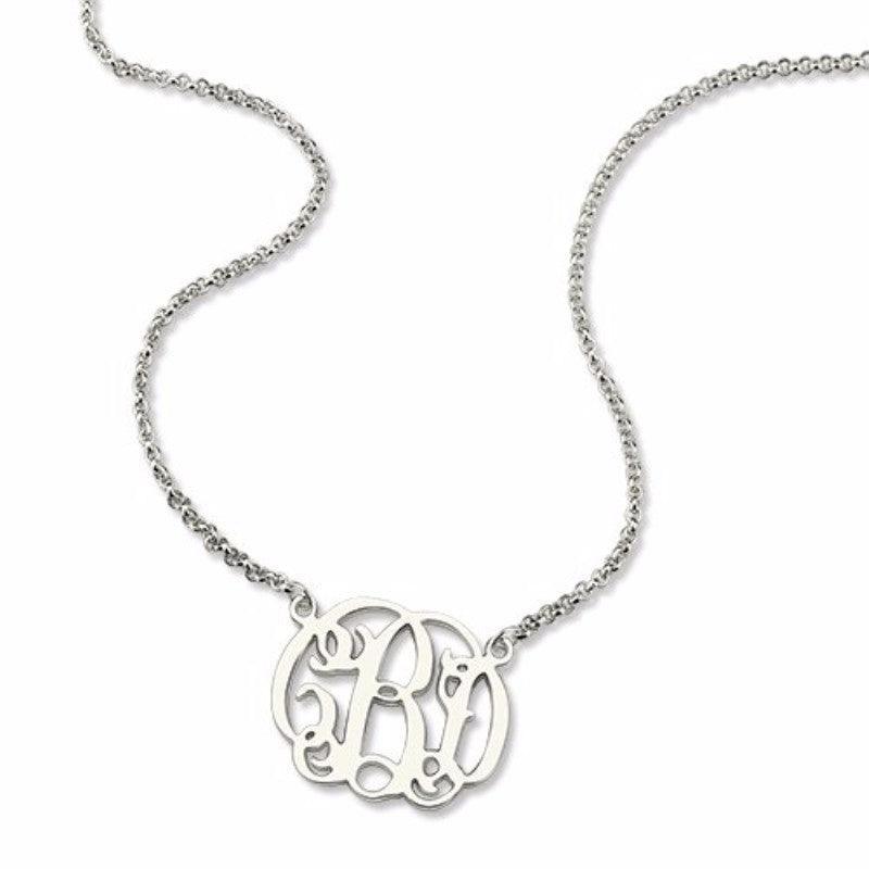 Women’s 925 Sterling Silver Hebrew Nameplate Necklace, Customize Monogram Name Pendant Necklace, Fine Jewelry Gift for Females - Personalized Jewel