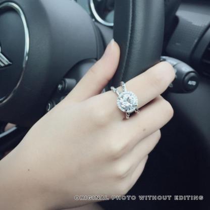 Women’s 925 Sterling Silver Ring, Big Spender Shaped, Trendy Fashion Jewelry - Personalized Jewel