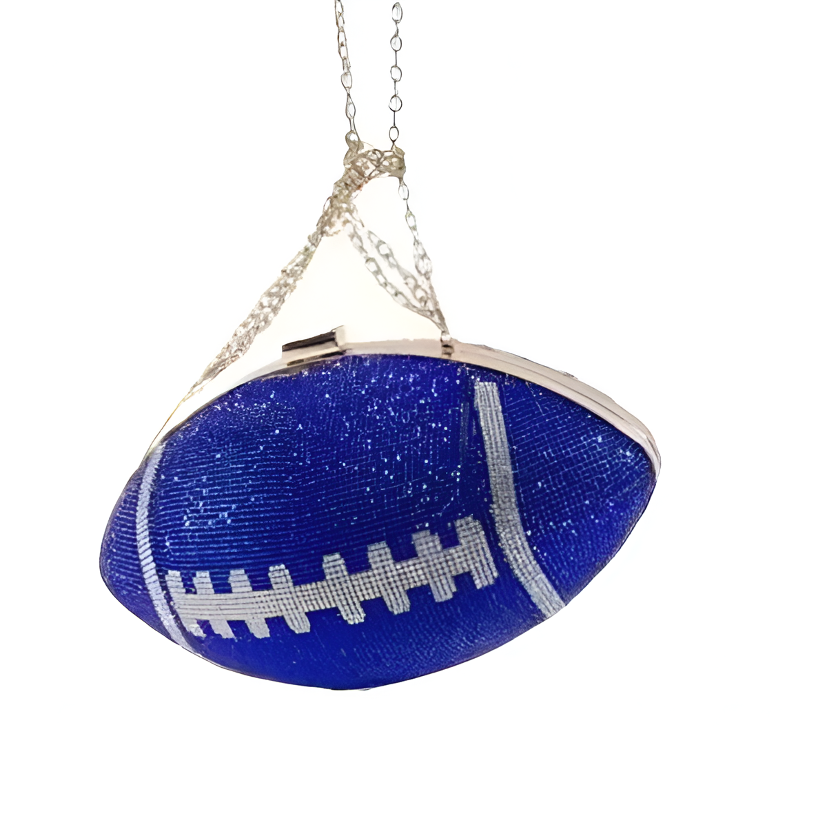 Football Purse Blue Jewel Practical Clutch For Womens Evening Outfits