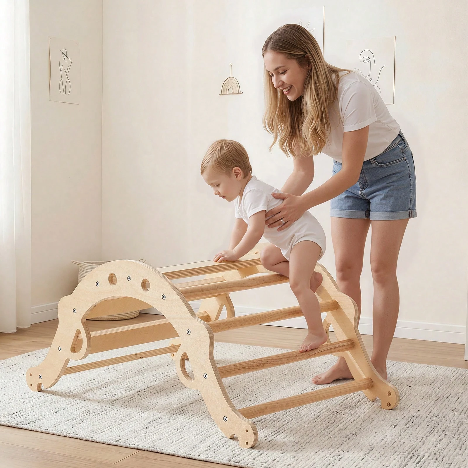 , 9 In 1 Toddler Climbing Toys Indoor