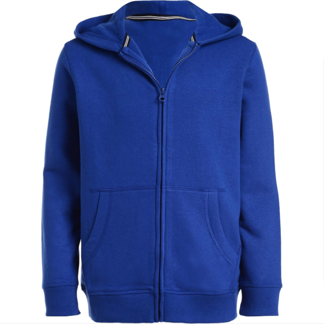  Kangaroo Pockets Zip Up Hoodie