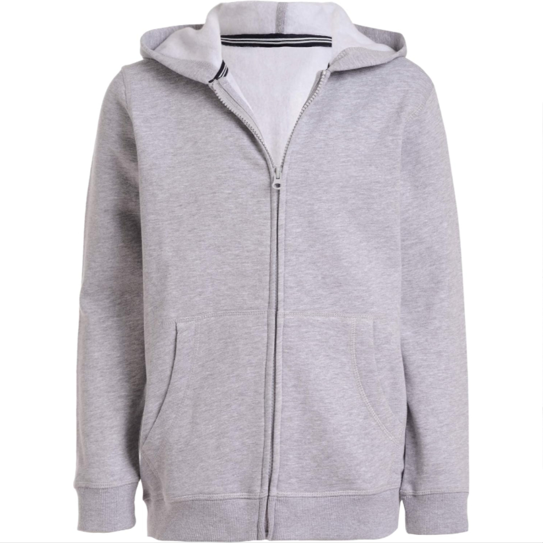  Kangaroo Pockets Zip Up Hoodie
