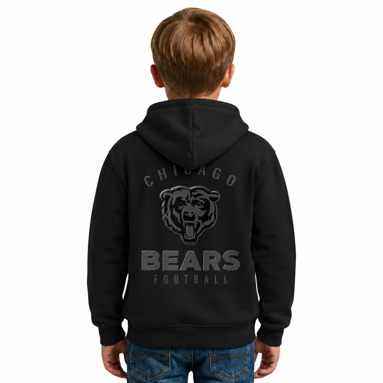 Chicago Bears Football Fan Pullover Hoodie For Kids