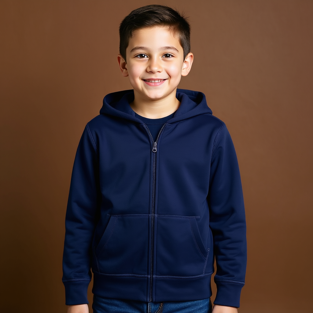 Boys Full Zip Hoodie Sweatshirt