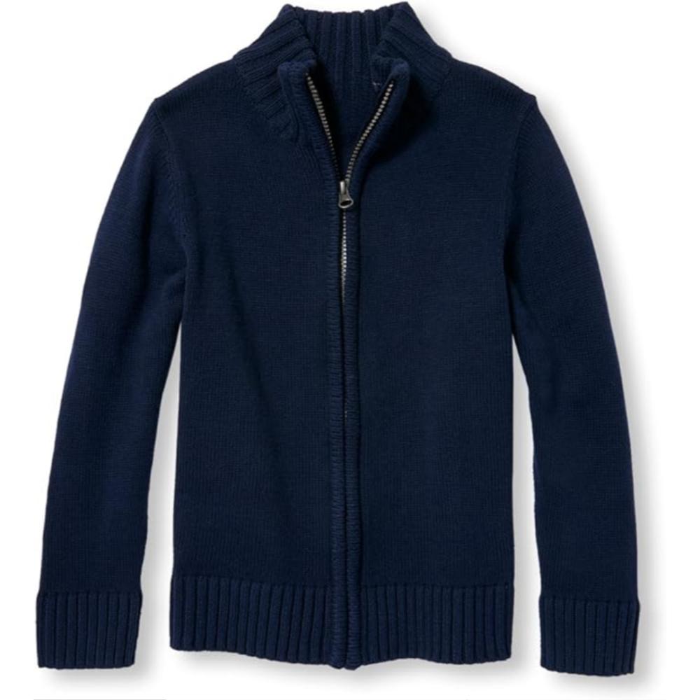 Boy Long Sleeve Full Zip Sweater