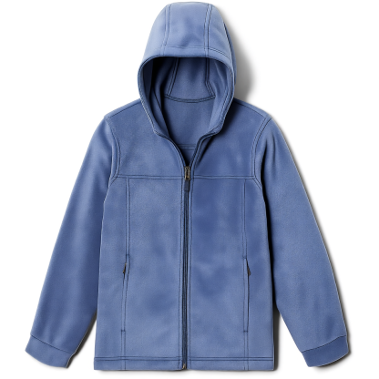 Boys Warm Fleece Hooded Jacket