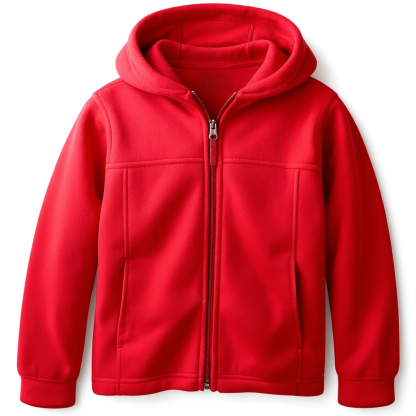 Boys Warm Fleece Hooded Jacket