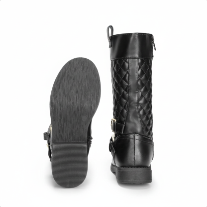Girls Quilted Riding Boots For Toddlers
