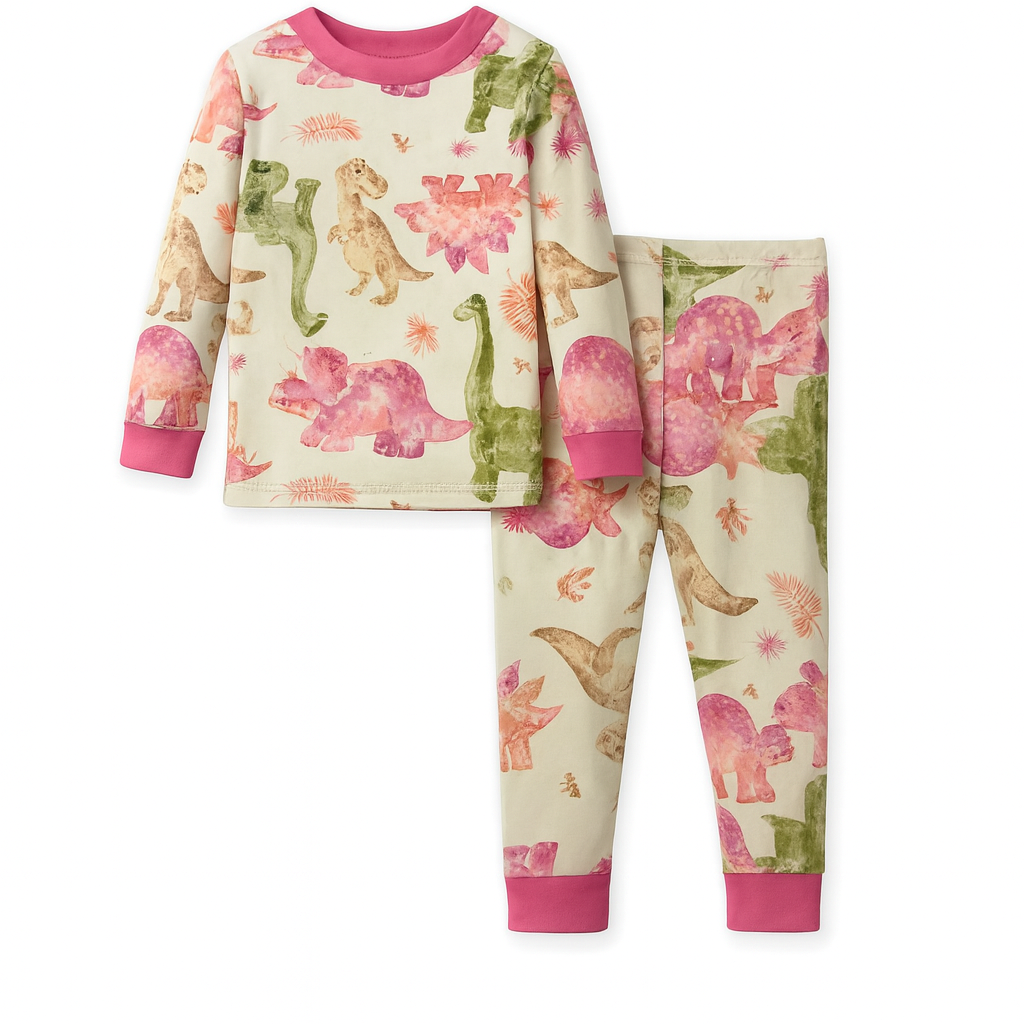 Girls Organic Cotton Pajama Set