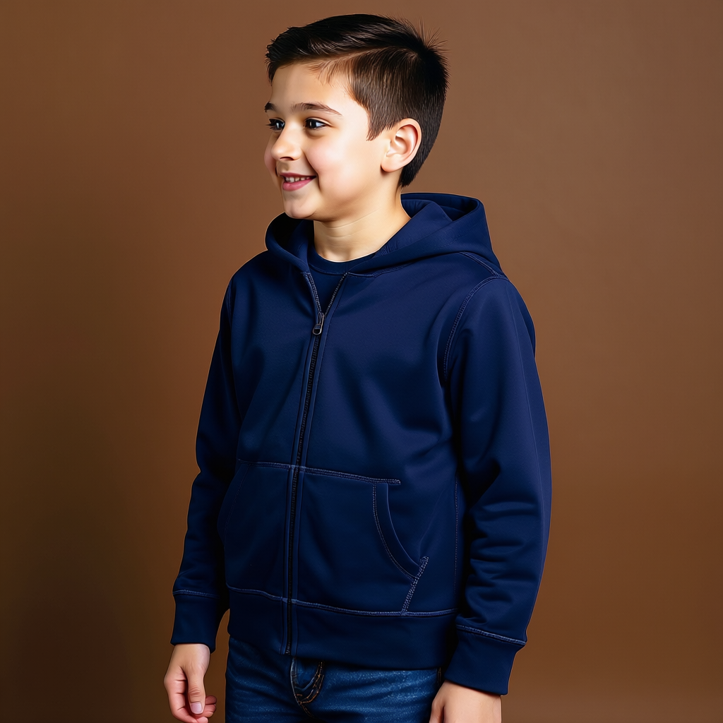 Boys Full Zip Hoodie Sweatshirt