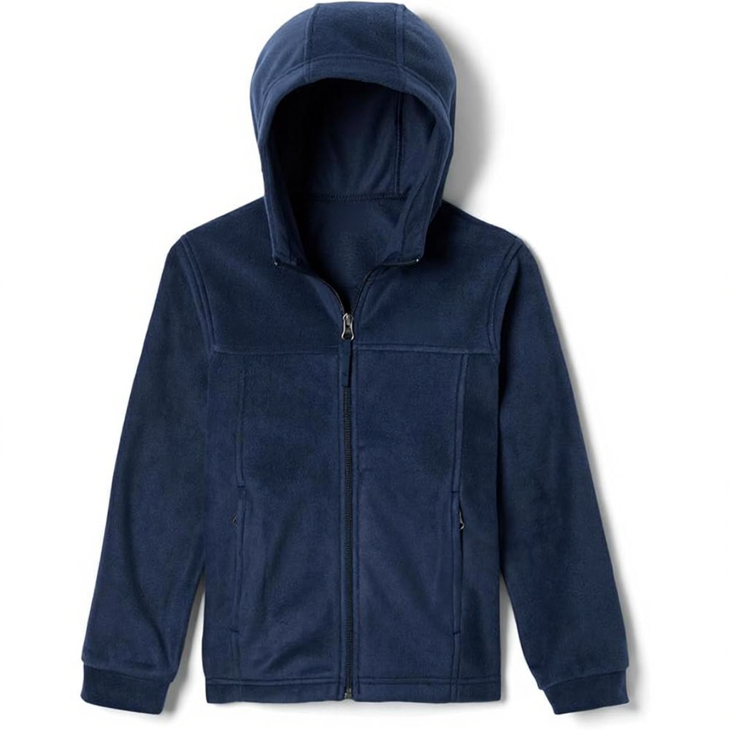 Boys Warm Fleece Hooded Jacket