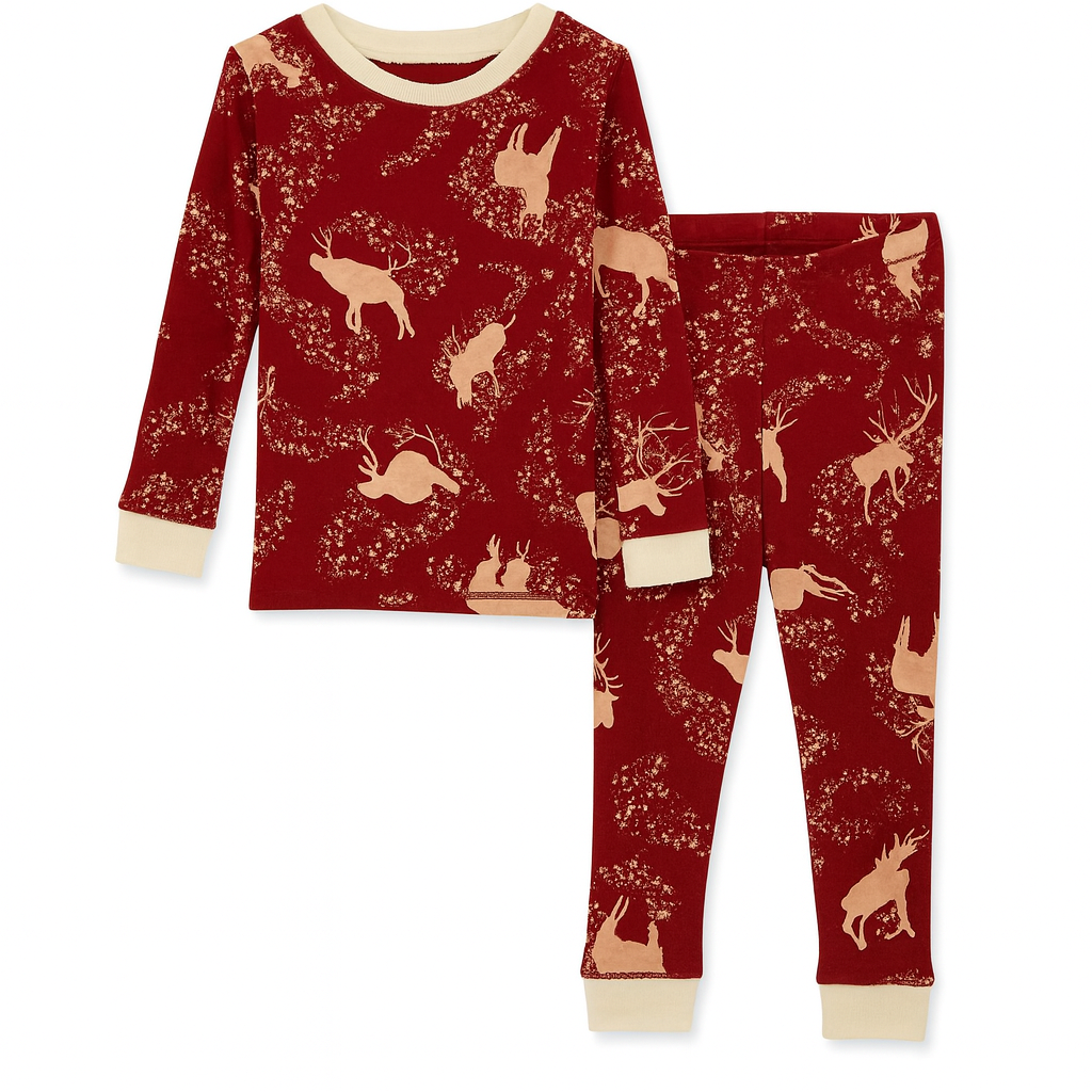 Girls Organic Cotton Pajama Set