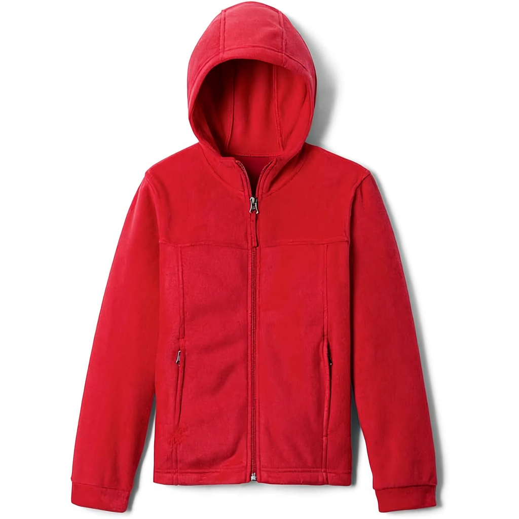 Boys Warm Fleece Hooded Jacket