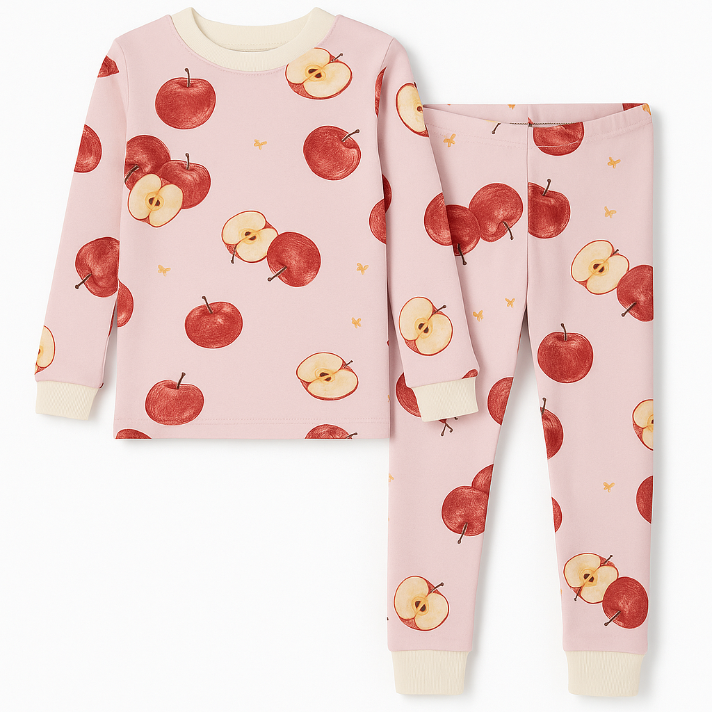Girls Organic Cotton Pajama Set