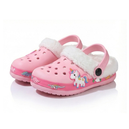 Cozy Clogs With Construction Vehicle Design