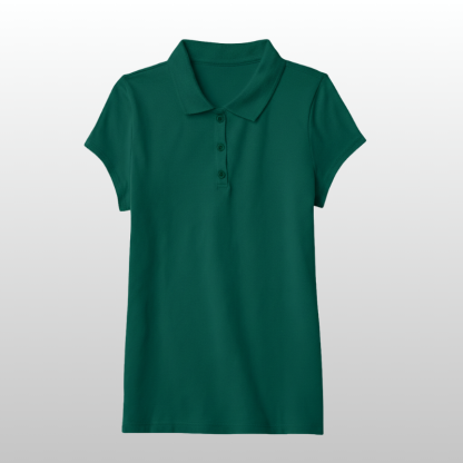 Girls Uniform Pique Polo Tshirt