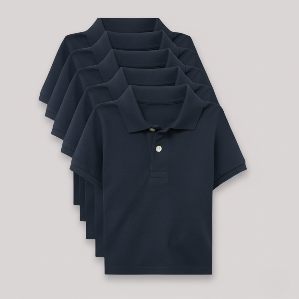 Toddler Polo Shirt | Cotton Short Sleeve Polo for Kids