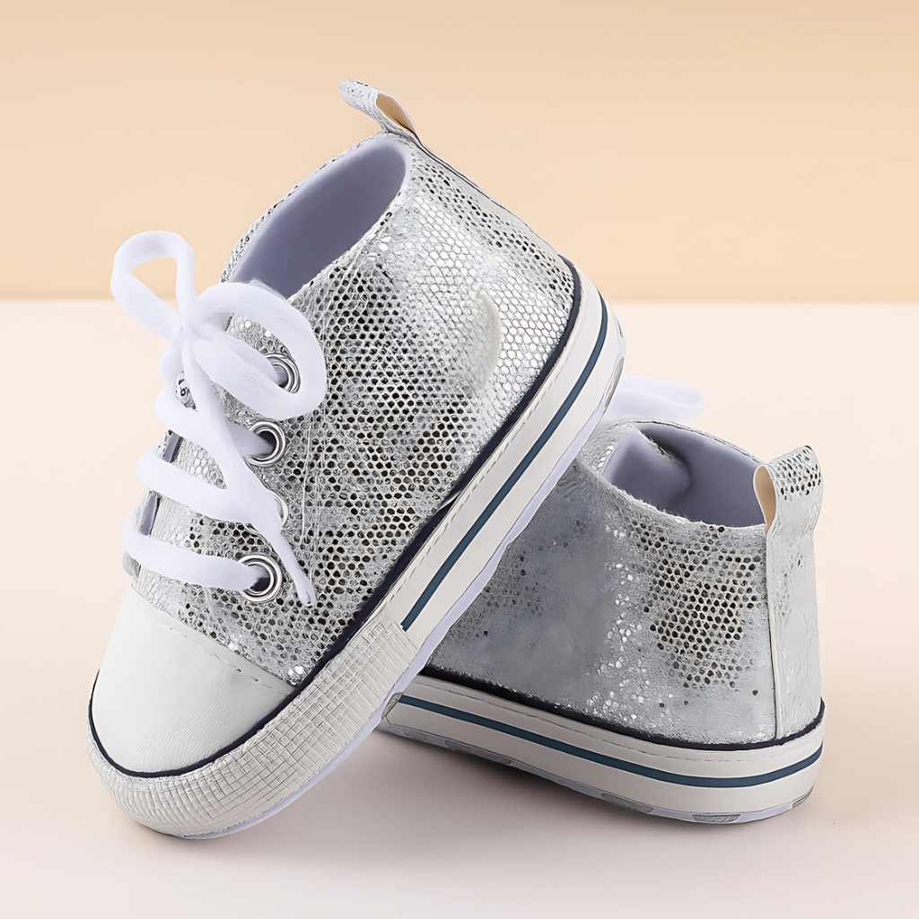 Baby Girls Boys Canvas High Top Shoes