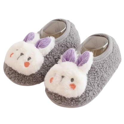 Non Slip Winter Warm Rabbit First Walkers Shoes For Kids