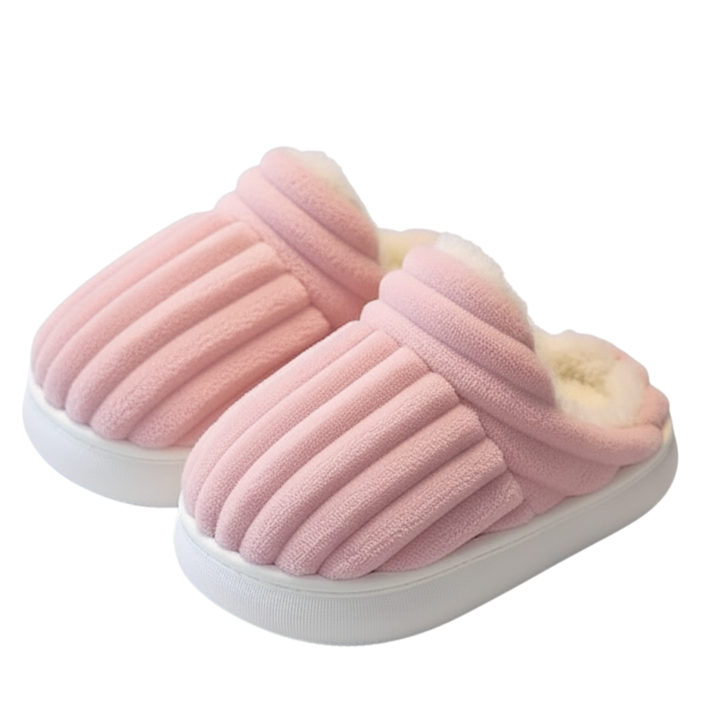 Winter Warm Fleece Lined Slippers For Kids