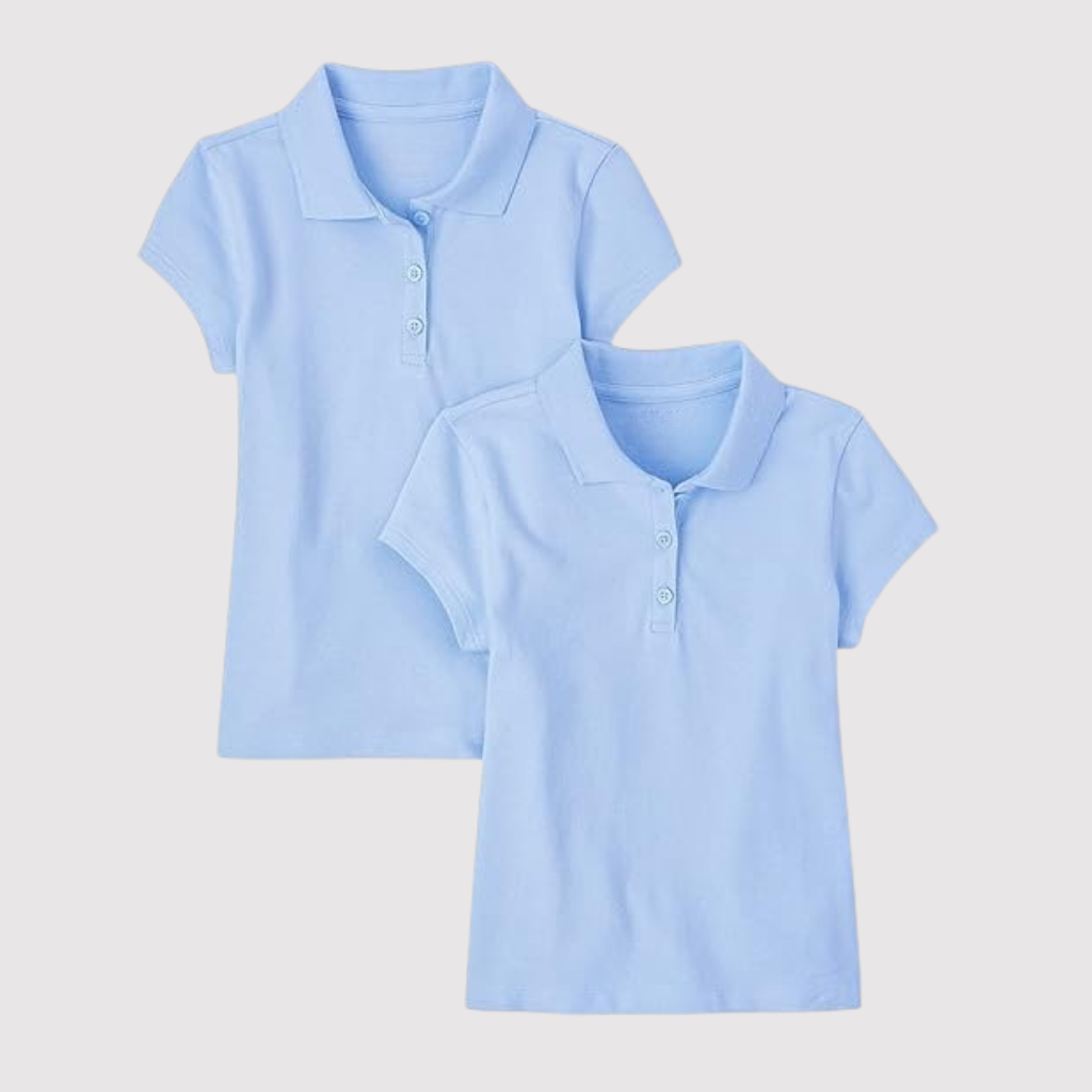 Pack Of 2 Short Sleeve Pique Shirt
