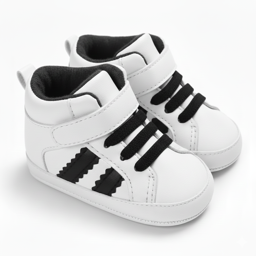 Baby Mid Top Strap Sneakers