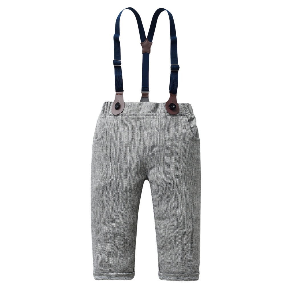 3 Piece Long Sleeve Shirt Blazer And Pant Set For Boys