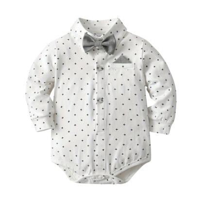 3 Piece Formal Suit With Bow Tie And Hat For Boys