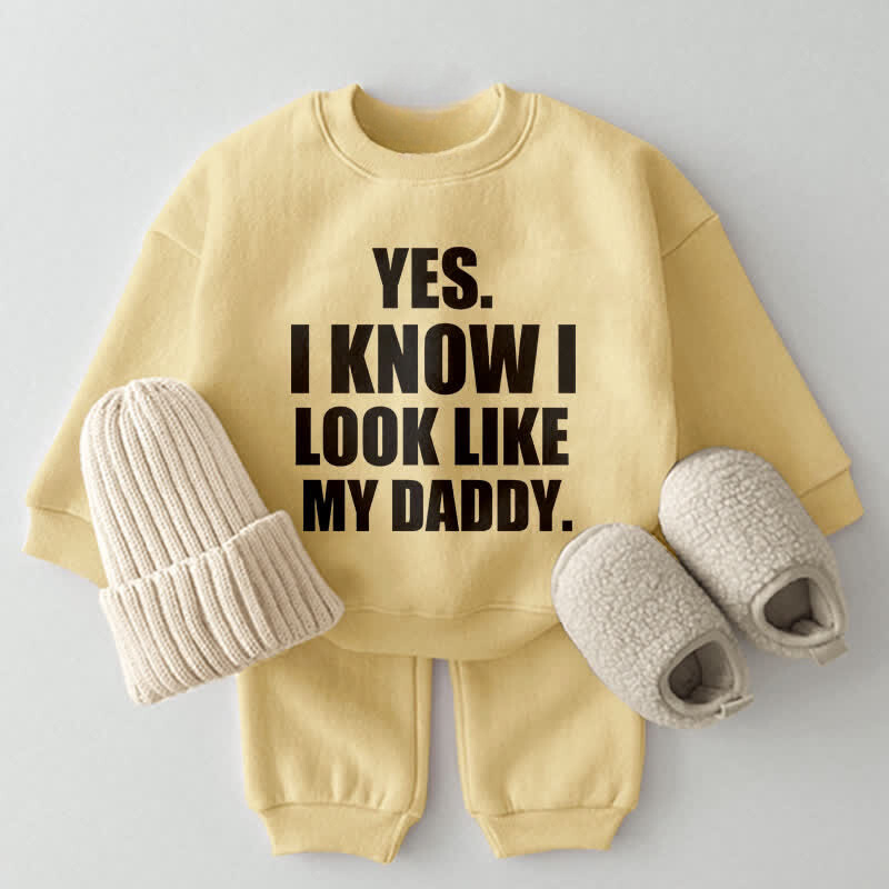 I Look Like Daddy Printed Baby 2 Piece Casual Set-Cozy Stroller