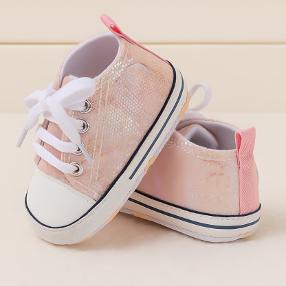 Baby Girls Boys Canvas High Top Shoes