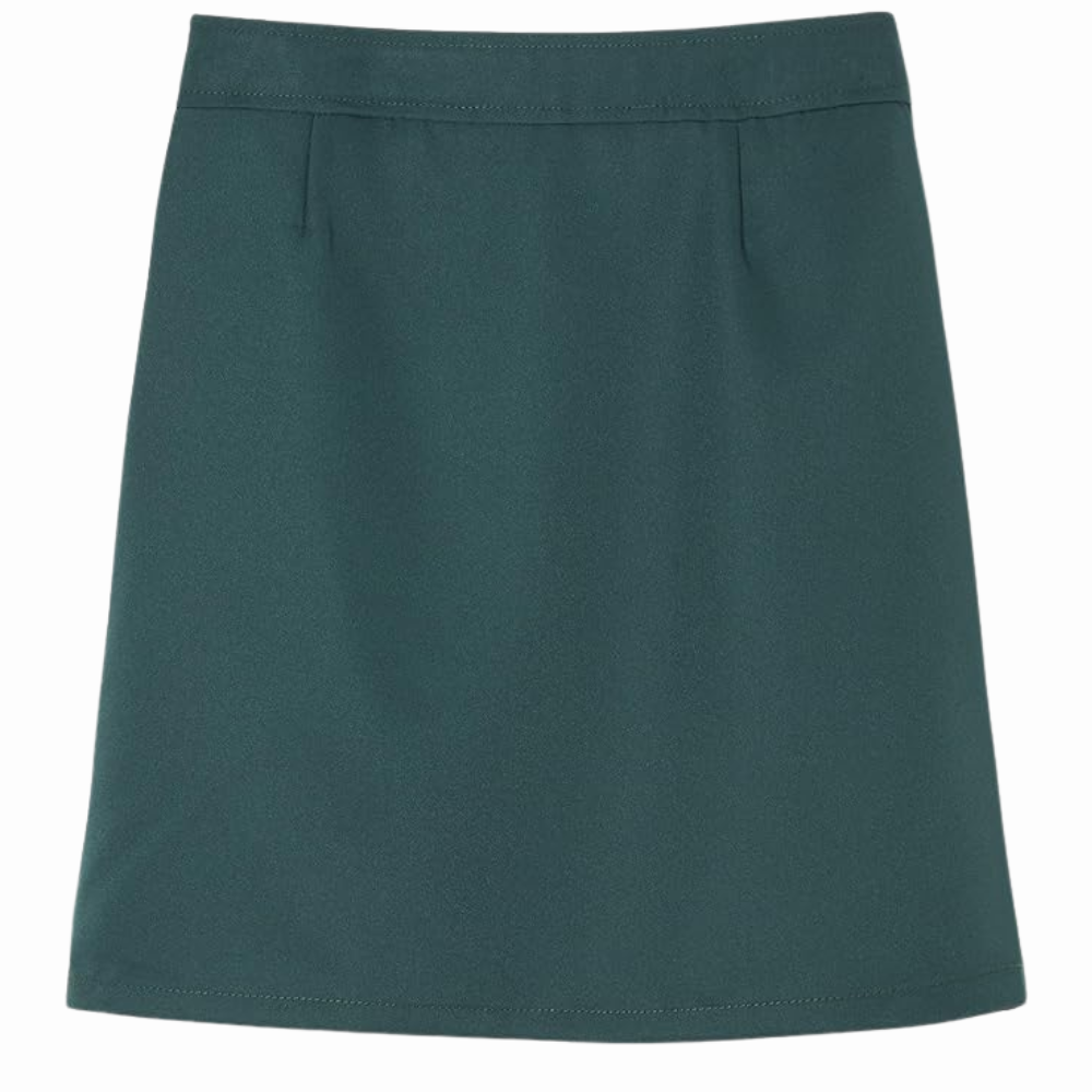 Girls Adjustable Waist Pleated Scooter Skirt with Built-in Shorts